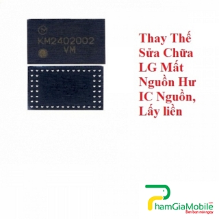 Thay Thế Sửa Chữa LG G7 Mất Nguồn Hư IC Nguồn, Lấy liền